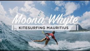 Moona Whyte - Kitesurfing Backside - One Eye Mauritius