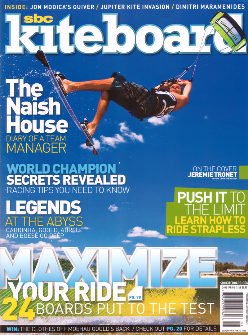 SBC Kiteboarding Spring 2009 Cover