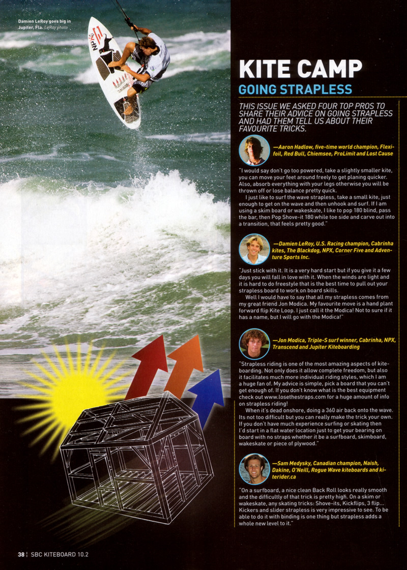 Jon and other Pros talk about Losing the Straps!