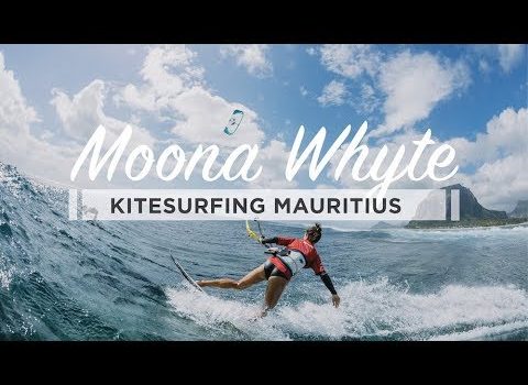 Moona Whyte - Kitesurfing Backside - One Eye Mauritius